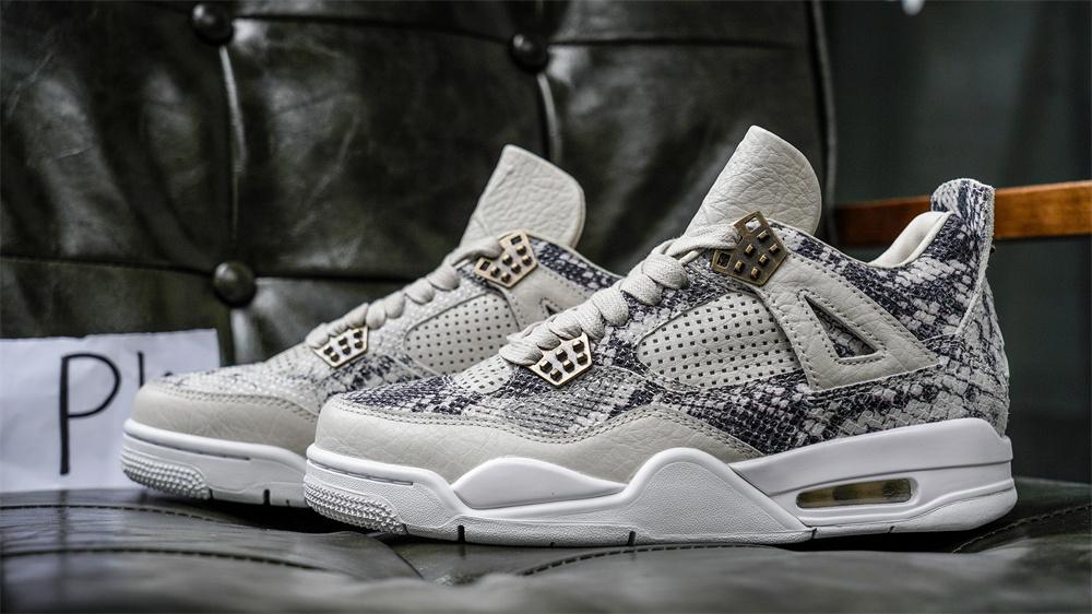 PK GOD Jordan 4 RetroSnakeskin RETAIL MATERIALS READY TO SHIP